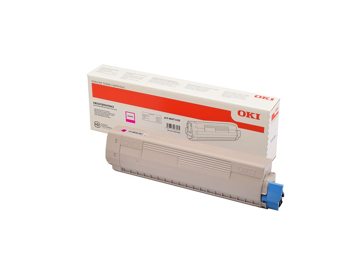 OKI Toner magenta 46471102 C823/C833/C843 7000 Seiten (5031713067061)