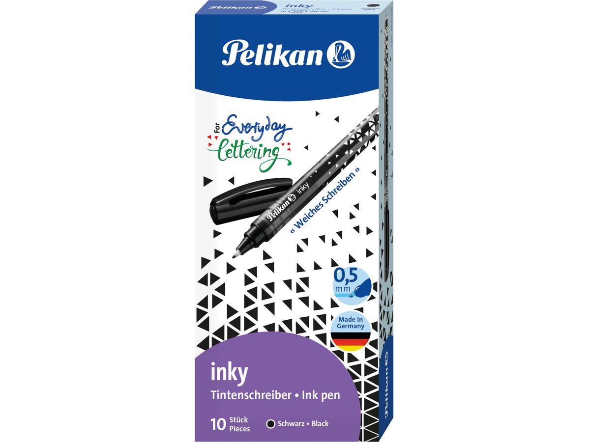 PELIKAN Penna fibra Inky 273 nero (4012700940506)