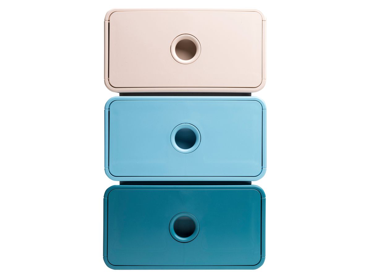 EXACOMPTA Cassettiera SKANDI A5+ 315433D Tiny Box, 1 scomp., blu (9002493715431)