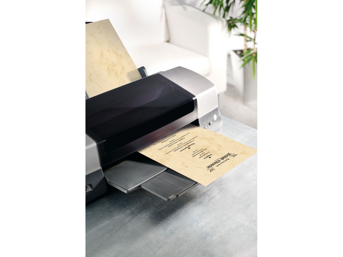 SIGEL Design-Papier A4 DP181 90g, Marmor 25 Blatt (4004360968532)