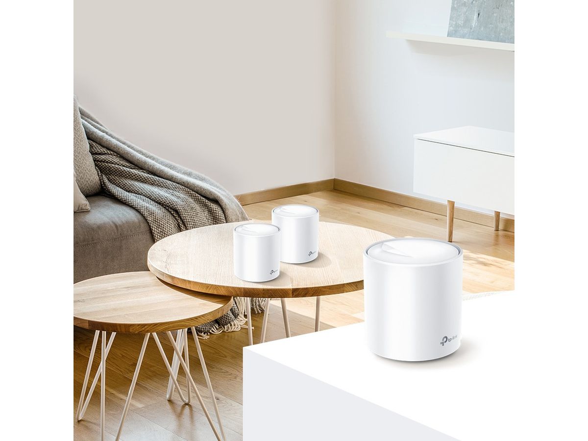 TP-LINK AX3000 Whole Home Mesh Deco X60(1-pack) WiFi 6 Unit (4897098689301)