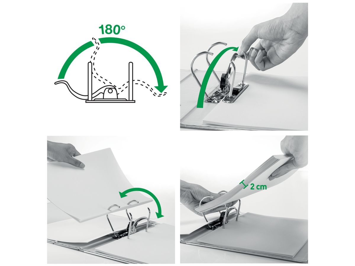 LEITZ Raccoglitore quality 8cm 10155015 giallo A4 (4002432359578)