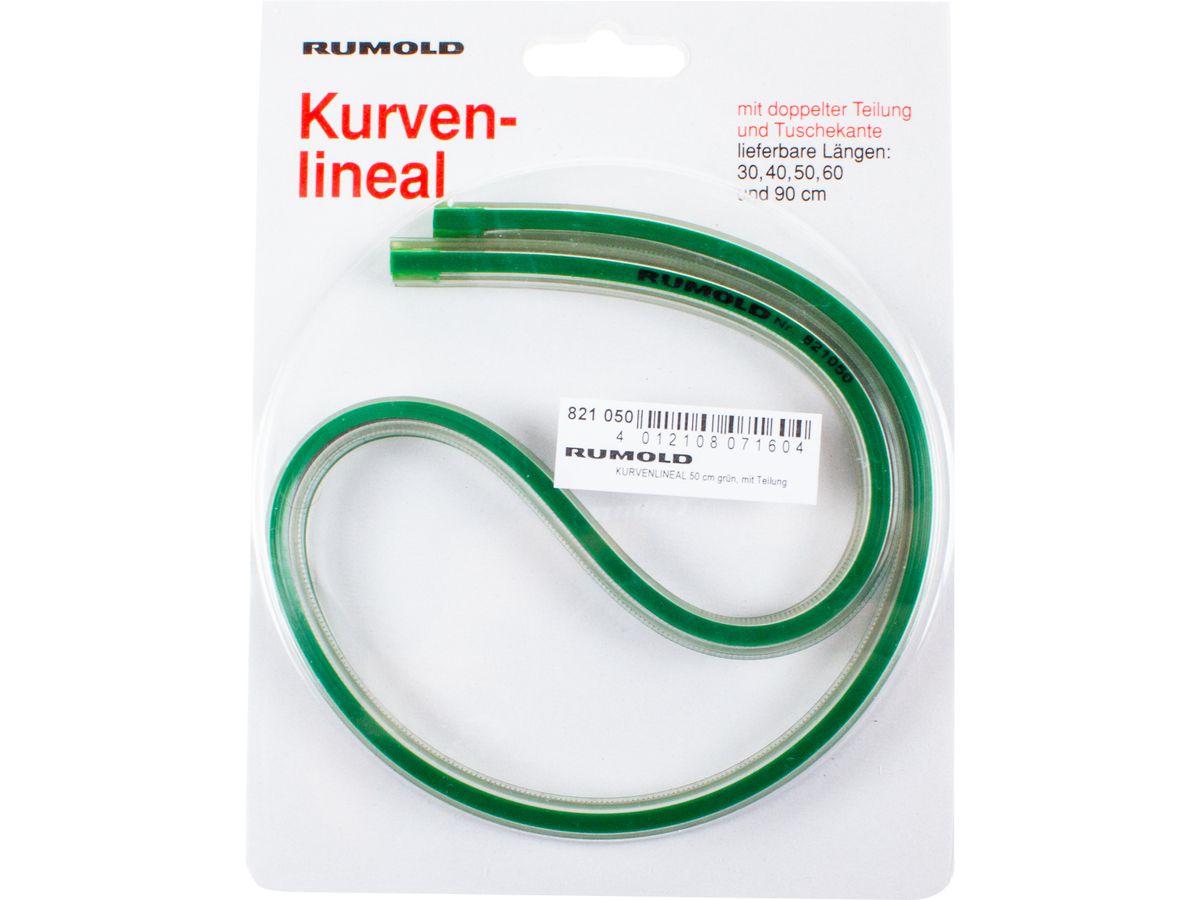 RUMOLD Righelli Curve flessibili 50cm 821050 mit Teilung (4012108071604)