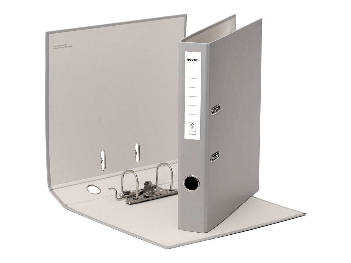 NOVOOO Pro Raccoglitore 4cm 10349425NO1U grigio A4 10 pezzi (9010729081038)