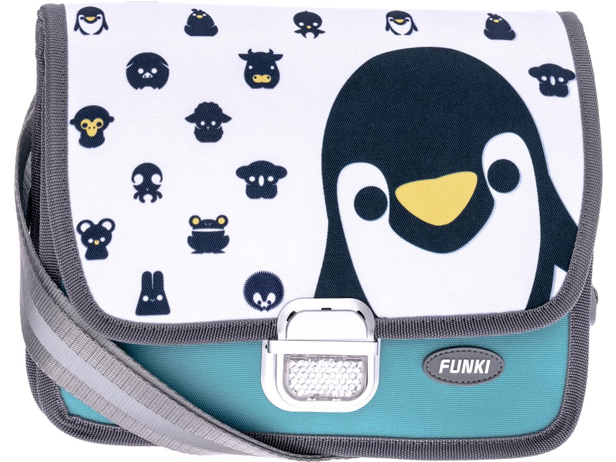 FUNKI Borsa per l'asilo bianco S6020.007 PenginMin. 26x20x70cm (7611468084988)