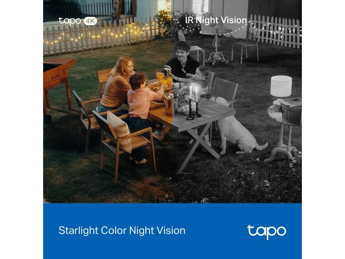 TP-LINK Outdoor Pan/Tilt Security Cam Tapo C560WS 4K, Smart AI (1210002602693)