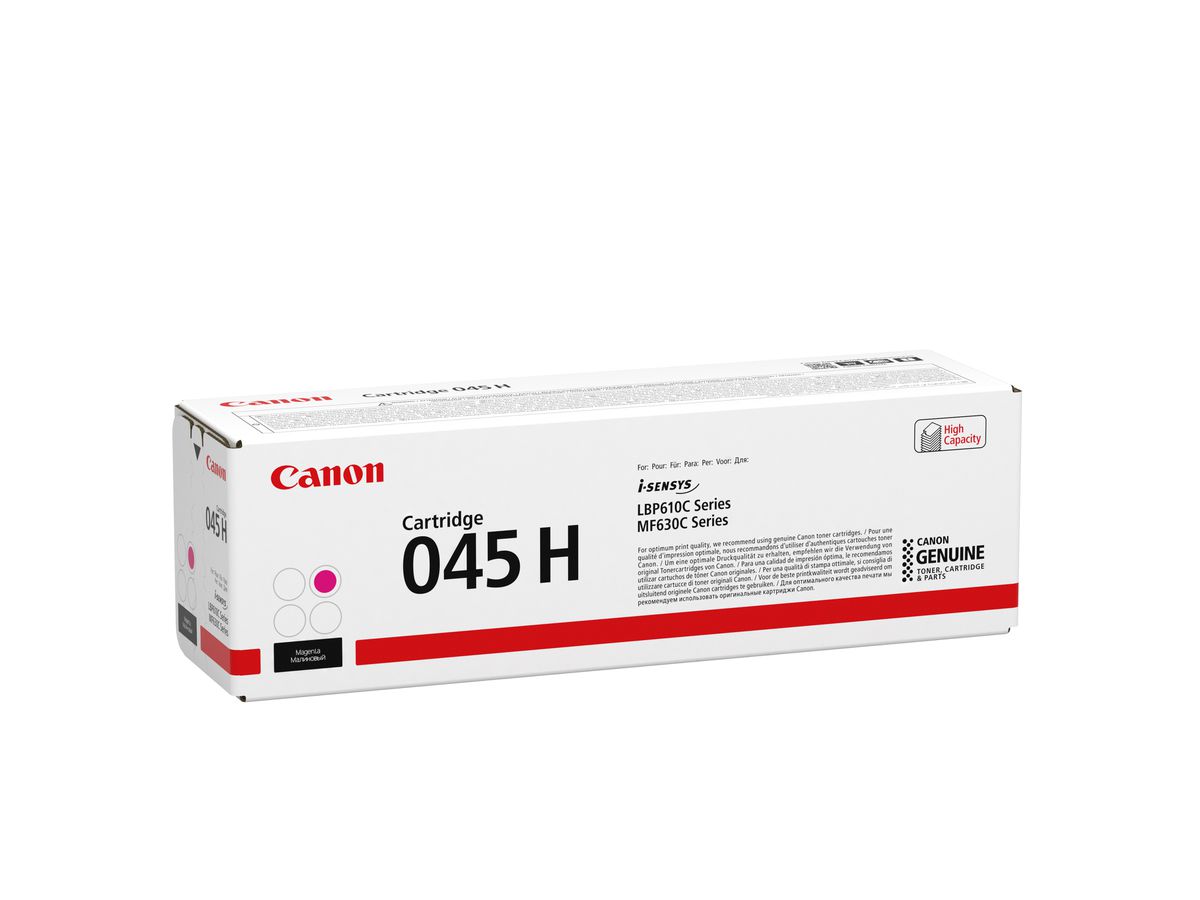 CANON Cartouche toner 045 H magenta 1244C002 LBP613Cdw/611Cn 2200 pages (4549292073720)