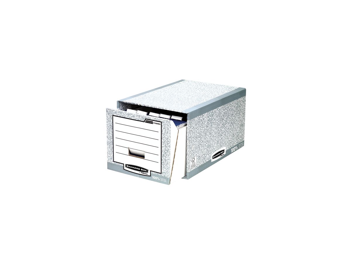 FELLOWES BankersBox Schubladenbox 01820EU grigio/bianco 35x29x54.5cm (5016290182055)