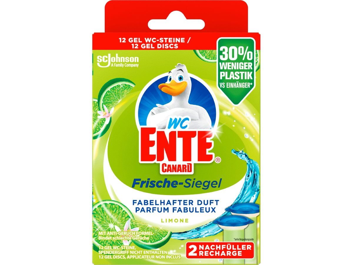 WC-ENTE Fresh Discs 1136382 Lemon, Refill (5000204199550)