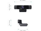 AUKEY Stream Webcam 1080P Dual Mic PC-LM1E black, USB 2.0 (0631390543268)