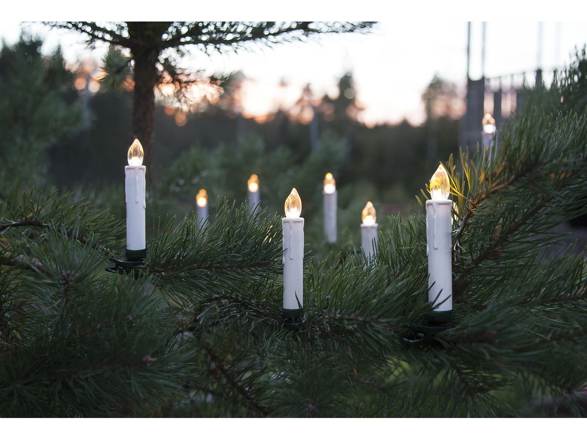 STAR TRADING LED Baumkerzen 13cm 12.003-50-1 weiss, Remote 10 Stück (7391482046123)