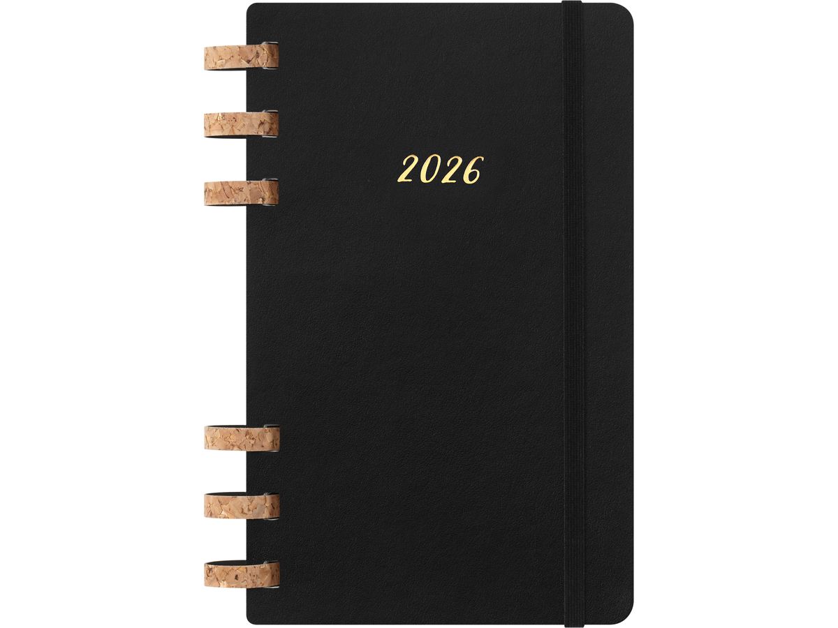 MOLESKINE Agenda Life Spiral Large 2026 DSSPB12MWH3Y26 1S/2P noir SC 13x21cm (8056999276478)