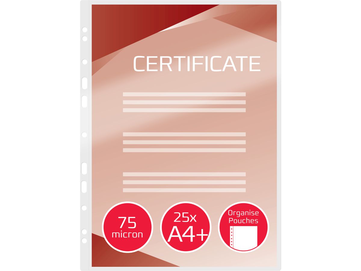 GBC Laminiertasche A4+ 3747515 glanz, 75my 25 Stk (0033816055247)