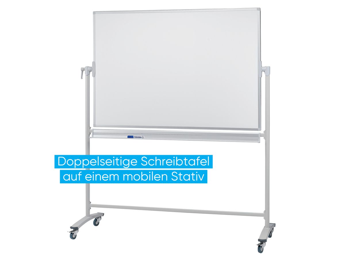 FRANKEN Tableau tournant 150x100cm ST202 gris émaillé (4016946003186)