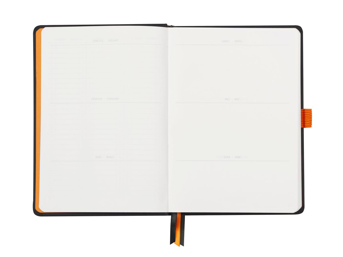 RHODIA Goalbook Carnet A5 118571C Hardcover noir 240 f. (3037921185711)