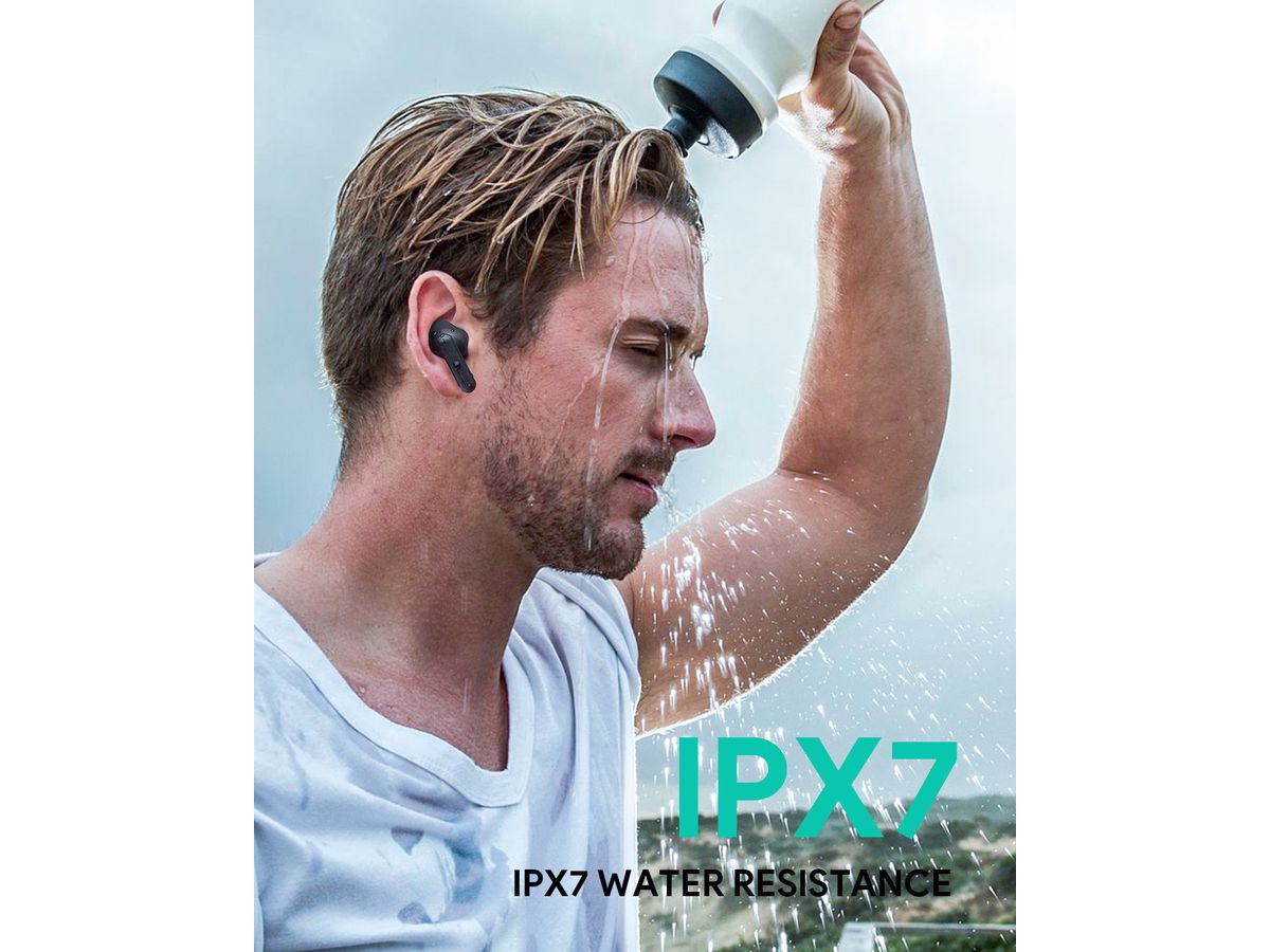 AUKEY Beyond Earbuds Hybrid ANC EP-N8 BK True Wireless, Black (0608119201280)