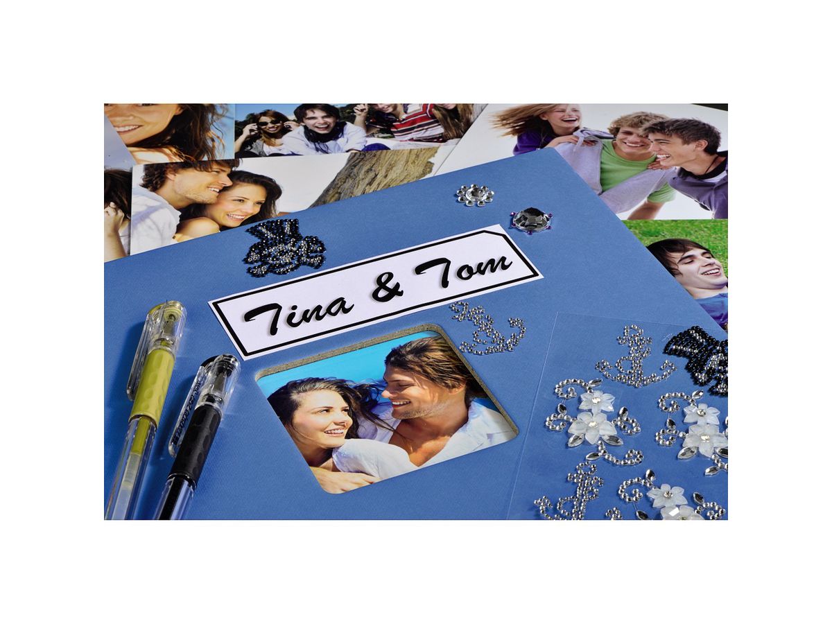 HAMA Album Fine Art 24x17cm 113677 azzurro 25 pagine (4047443167446)