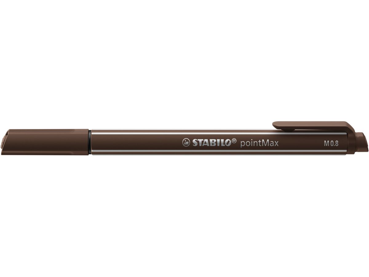 STABILO Fineliner PointMax 0.8mm 488/65 umbra (4006381581585)