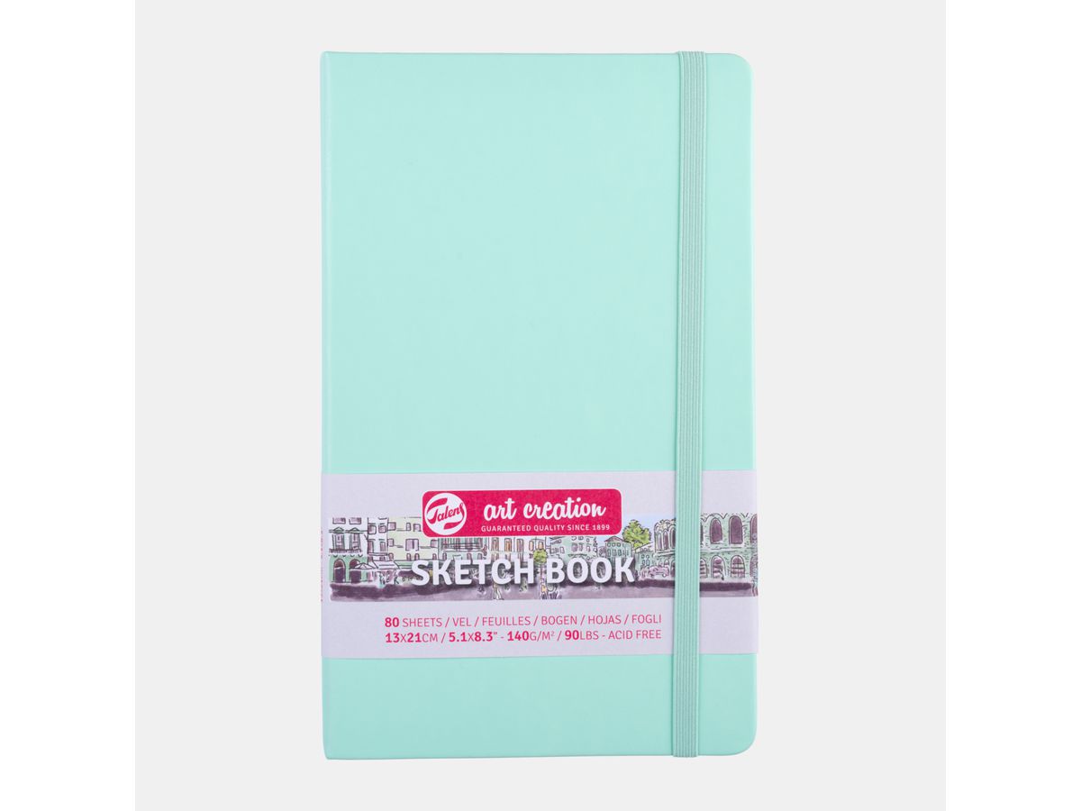 TALENS Sketchbook 13x21cm 9314032M fresh mint 80 pages (8712079466947)