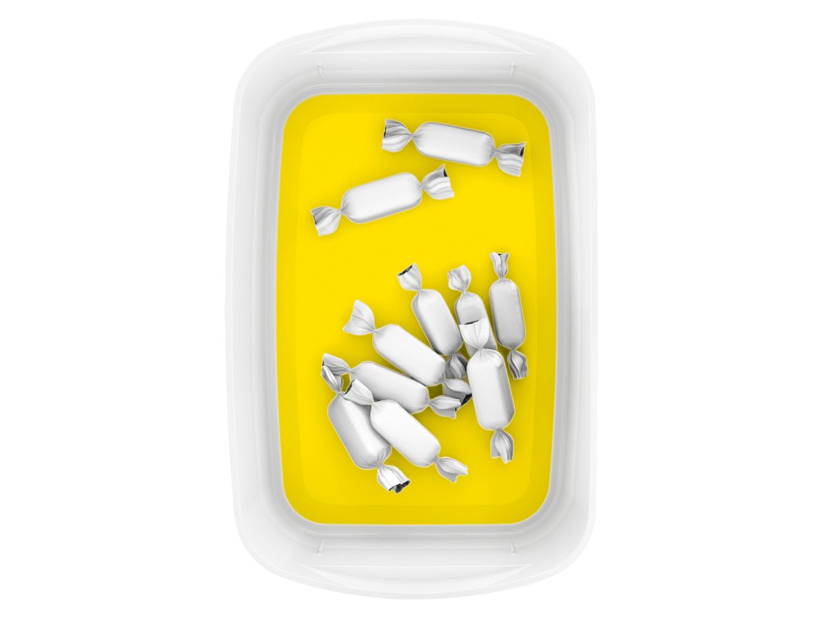 LEITZ MyBox WOW support-coquille 5257-10-16 blanc/jaune (4002432121793)