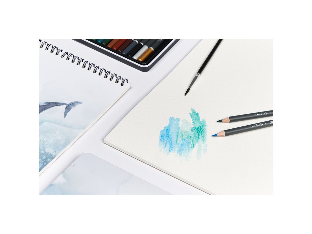 OXFORD Art Aquarellblock A4 400183972 weiss, 300g 20 Blatt (5904017433064)