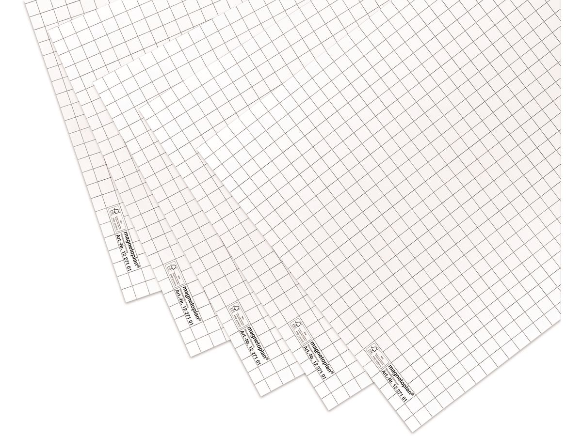 MAGNETOPLAN Flipchart Evolution Plus Mobil 1227050 Metalloberfl.beschr. 680x970mm (4013695051338)
