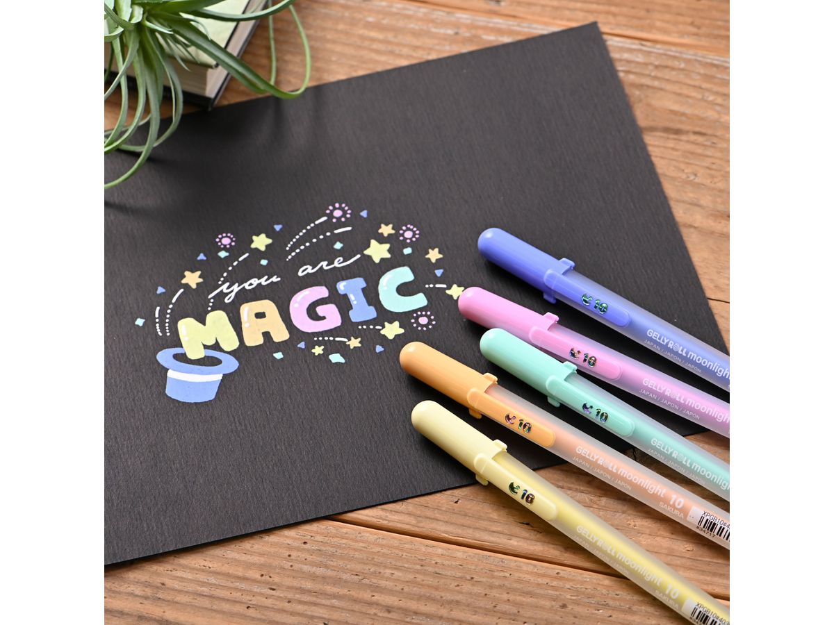 SAKURA Gelly Roll 0.50mm POXPGBMOO8 Moonlight Pastel 10 Stück (8712079521868)