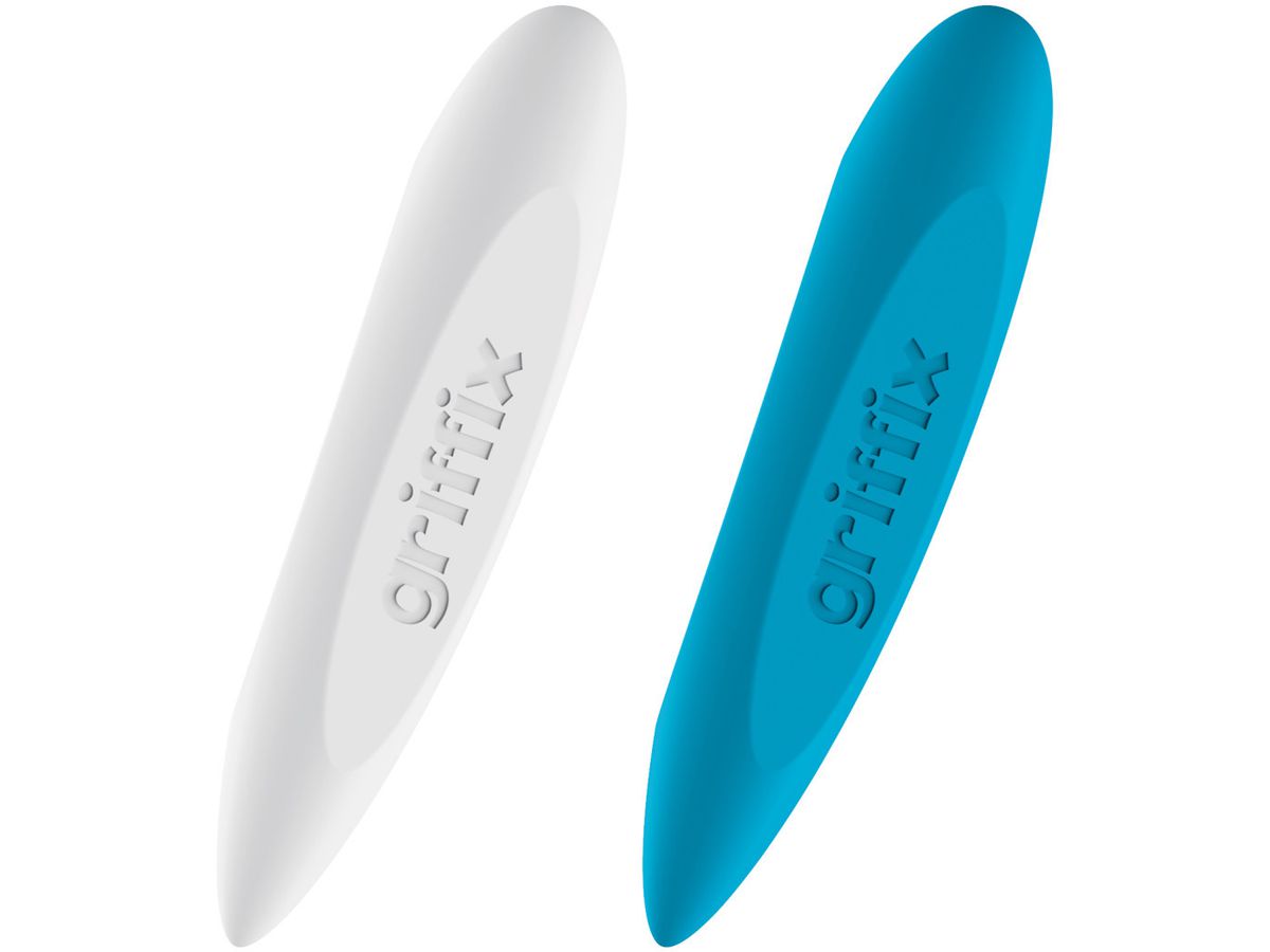 PELIKAN Gomma Griffix 605311 blu/bianco 2 pezzi (4012700605313)