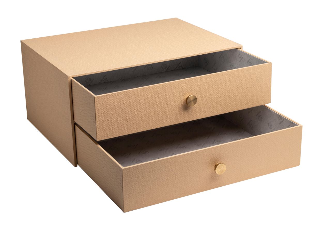 EXACOMPTA Schubladenbox OfficeByMe A4+ 30602E 2 Schubladen, beige (3130630306023)
