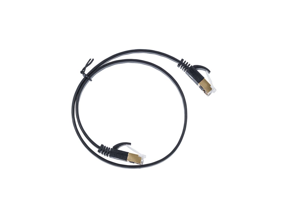 LINK2GO Patch Cable flach Cat.6 PC6313CBP STP, 0,5m (7613058030146)