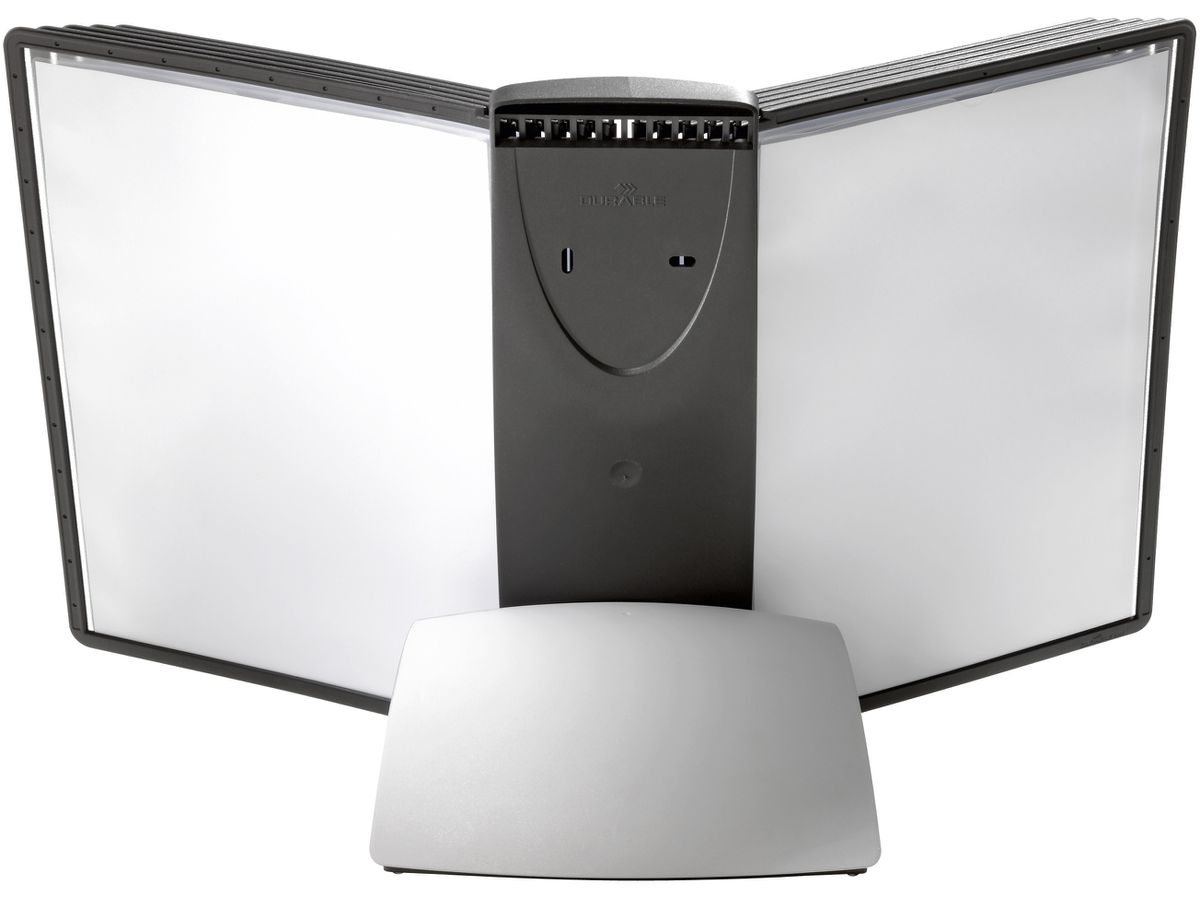 DURABLE Displaysystem SHERPA Style 10 585501 schwarz, mit 10 Sichttafeln A4 (4005546507385)