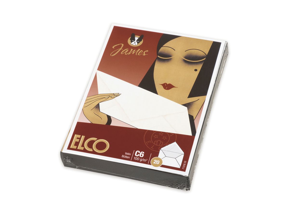 ELCO Couverts Velin C6 71318.10 weiss, 100g 20 Stück (7610425366907)