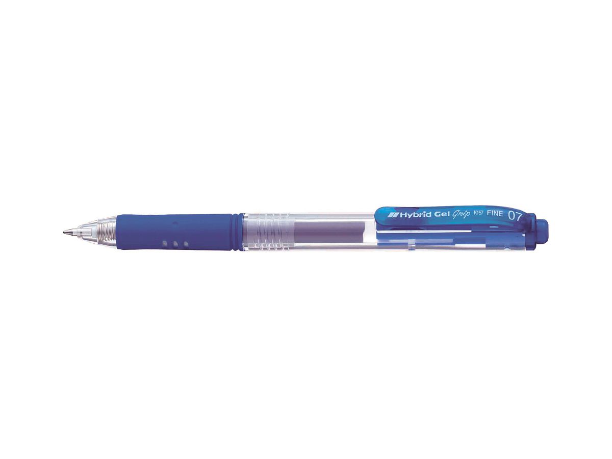 PENTEL Hybrid Gel Grip K157-C blau (3474377922420)