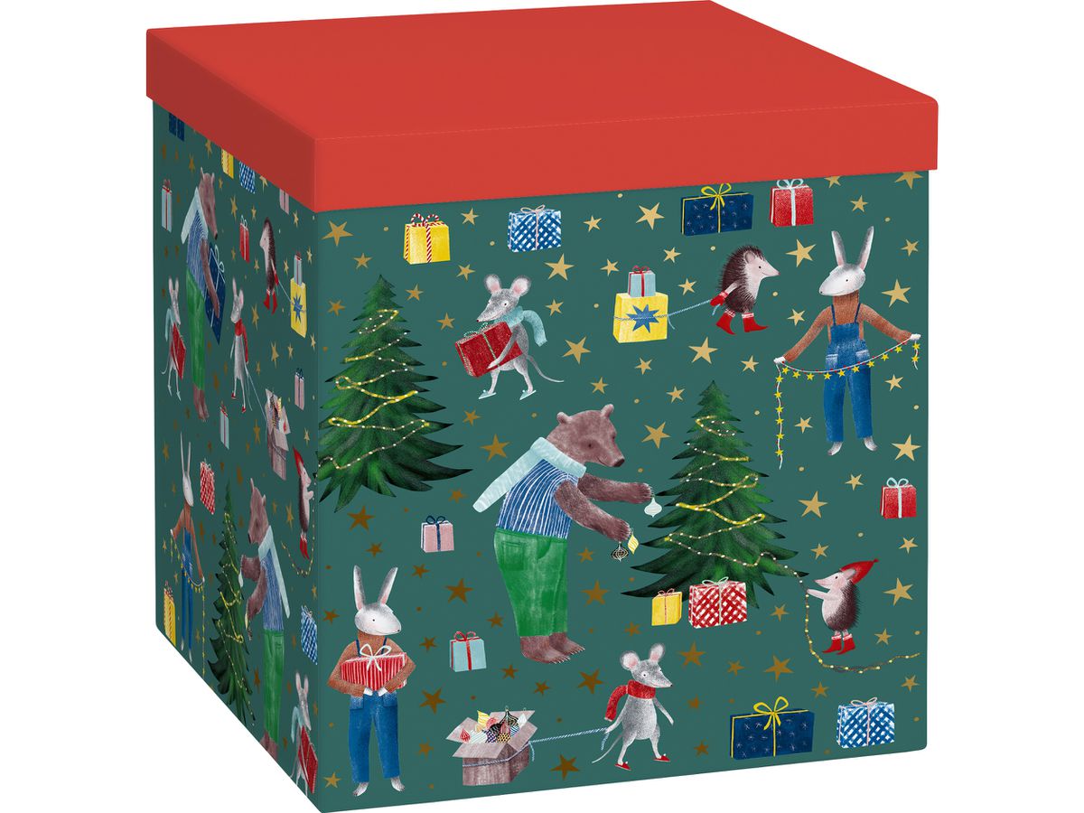 STEWO Geschenkbox Melin 2551511199 dunkelgrün 23cm (7630050889022)