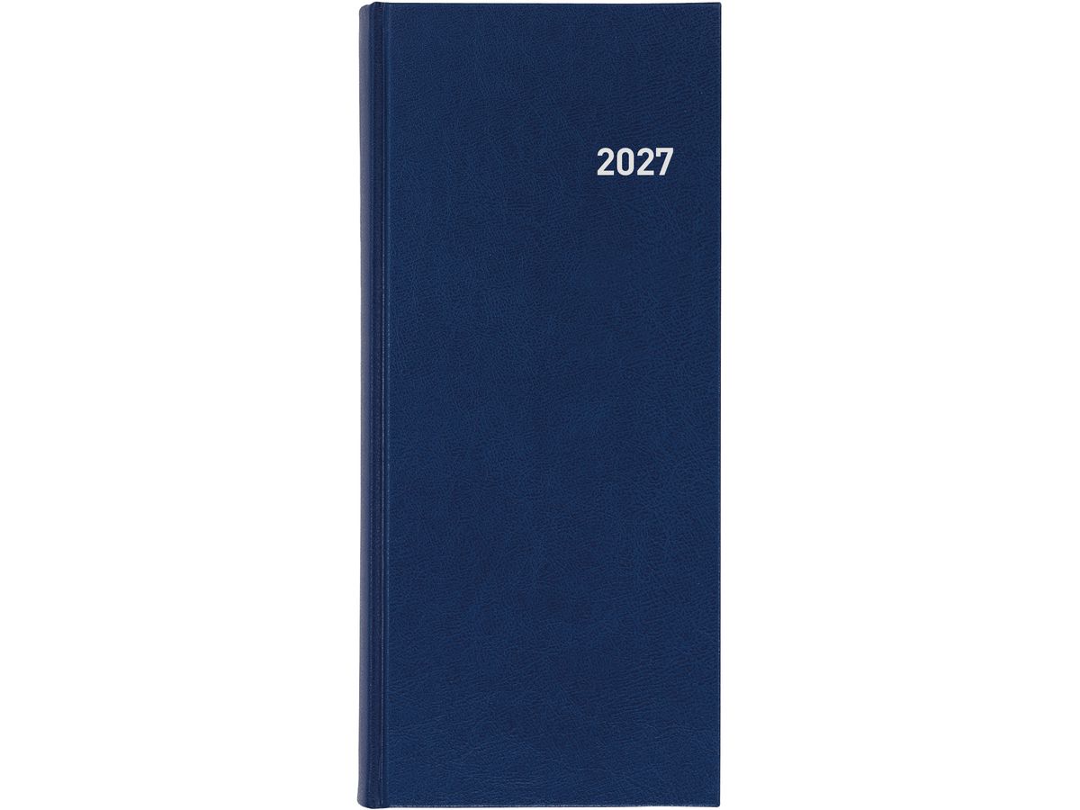 BIELLA Agenda Tower ML 2027 800311050027U 1T/2S bleu ML 13.5x31.5cm (7611365523665)