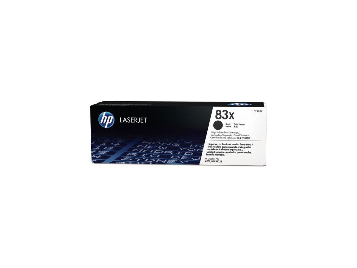 HP Toner-Modul 83X schwarz CF283X LaserJet Pro M225 2200 S. (0886112397708)