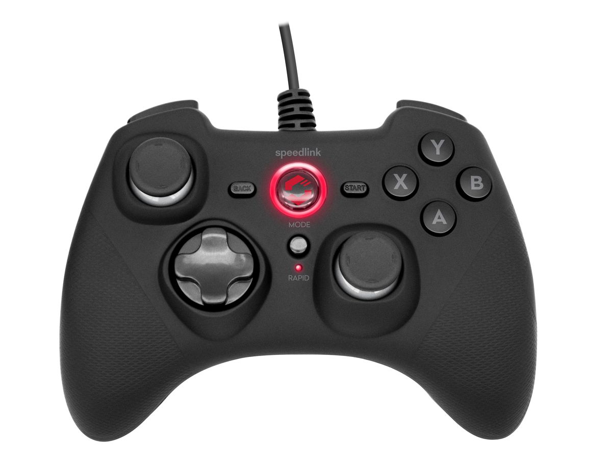 SPEEDLINK RAIT Gamepad wired SL-650010-BK PC/PS3/Switch black (4027301568554)