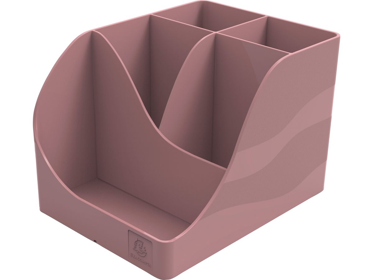EXACOMPTA Stifteköcher Skandi 69538D altrosa 5 Fächer (9002493695382)