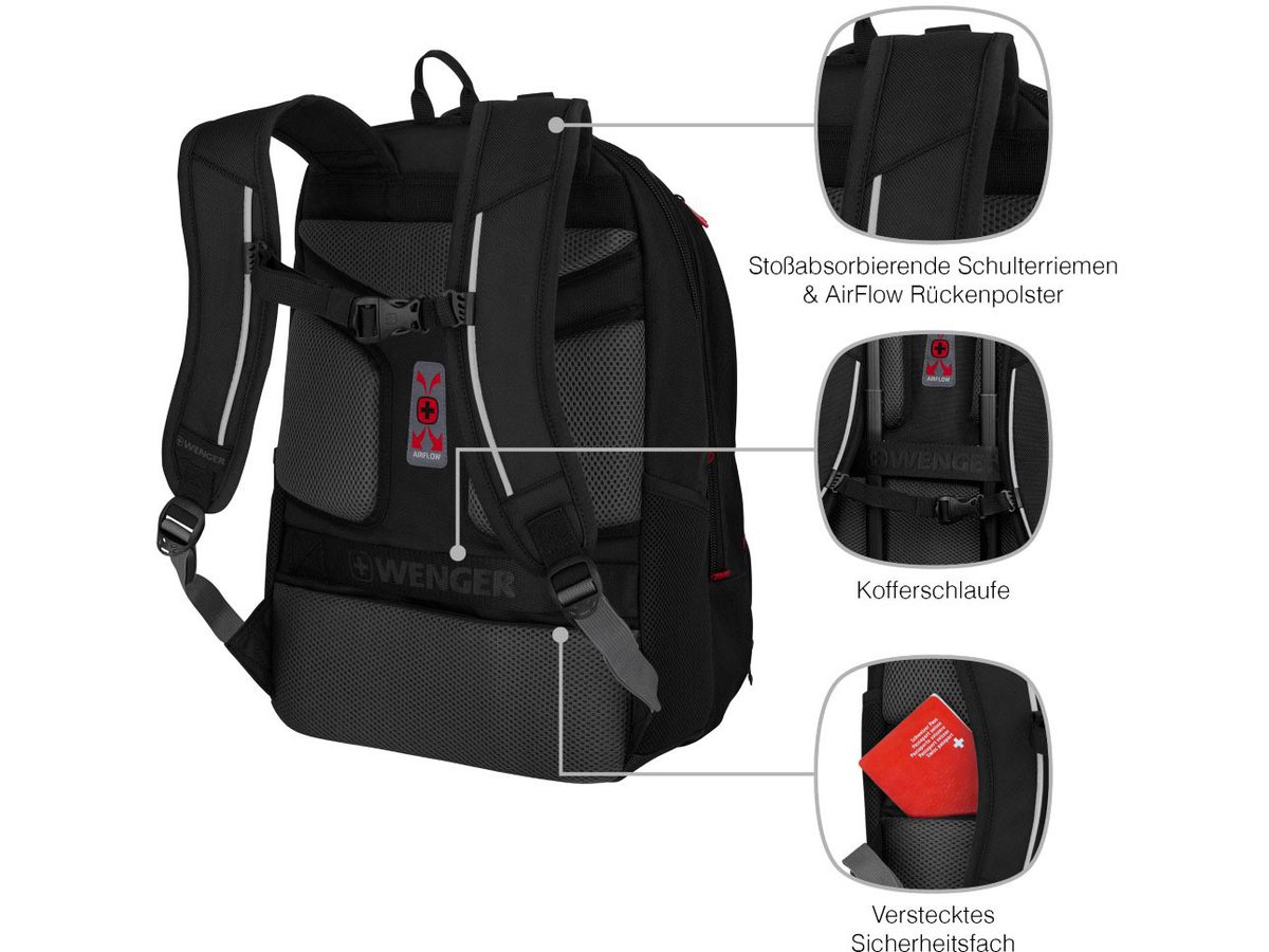 WENGER Business Backpack Carbon Pro 653129 15.6 inch (7611160255242)