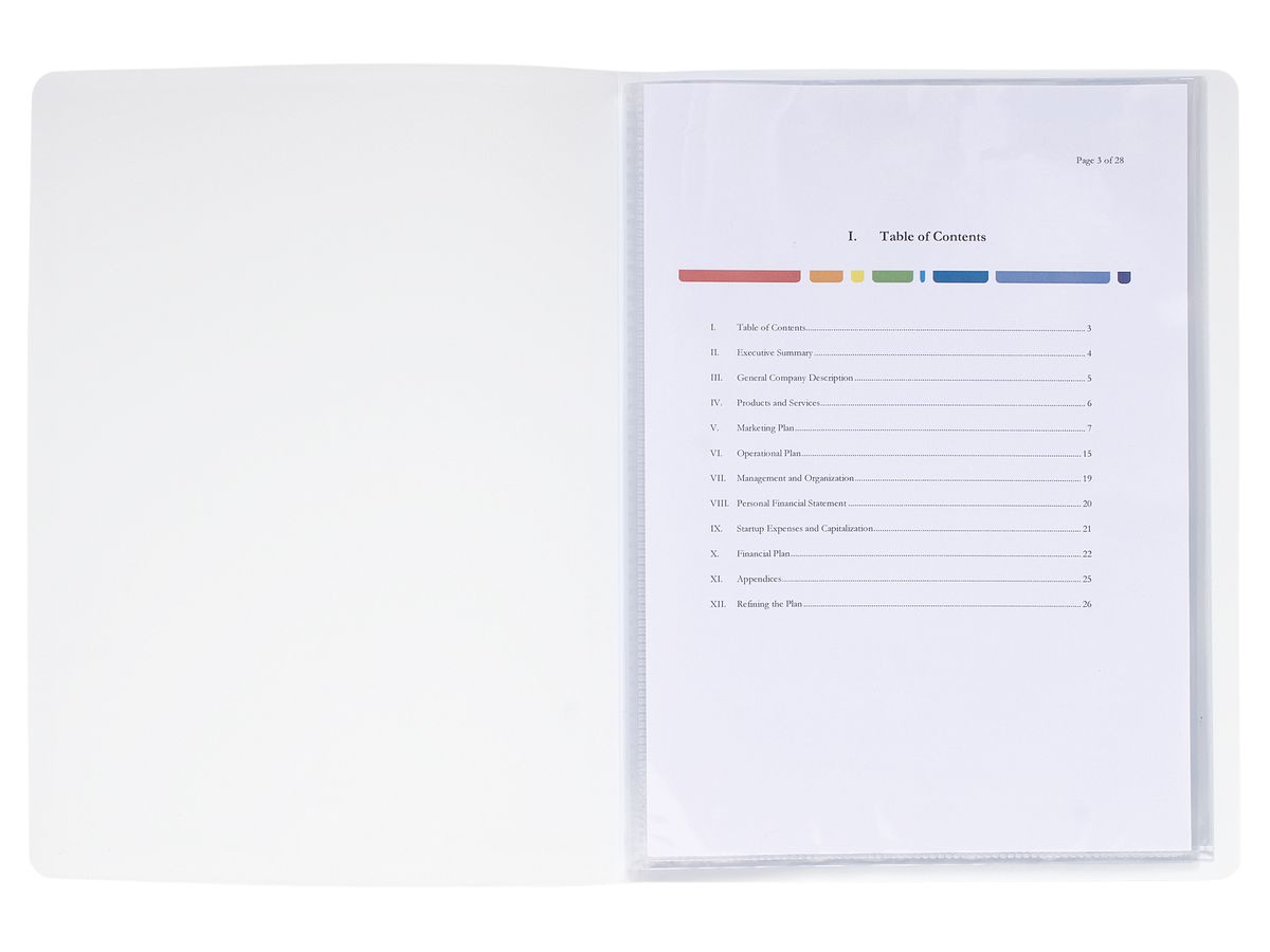 EXACOMPTA Sichtbuch KC A4 58109E weiss 10 Taschen (3130630581093)