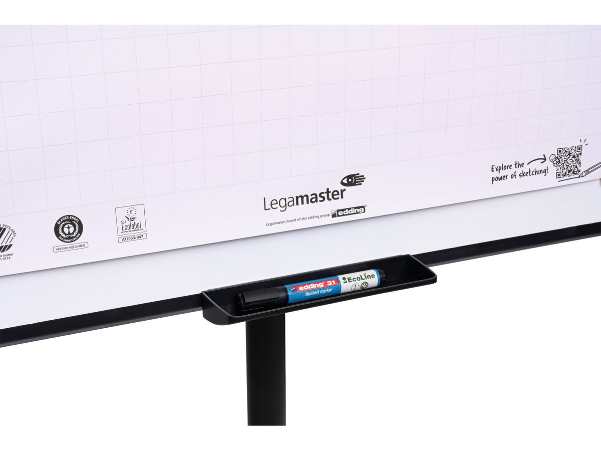 LEGAMASTER Flipchart Rundfuss 135x77cm 7-153210 SKETCH EASY (8713797111119)