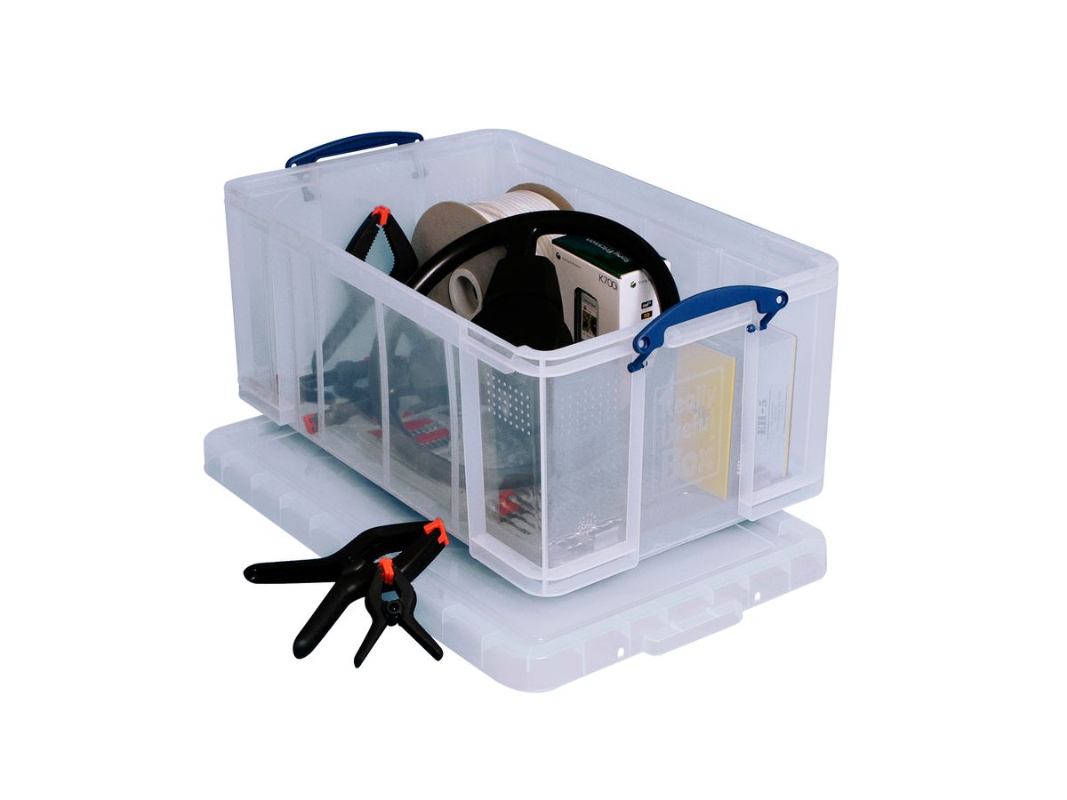 USEFULBOX Box plastica 64lt 68504300 trasparente (5060024800074)