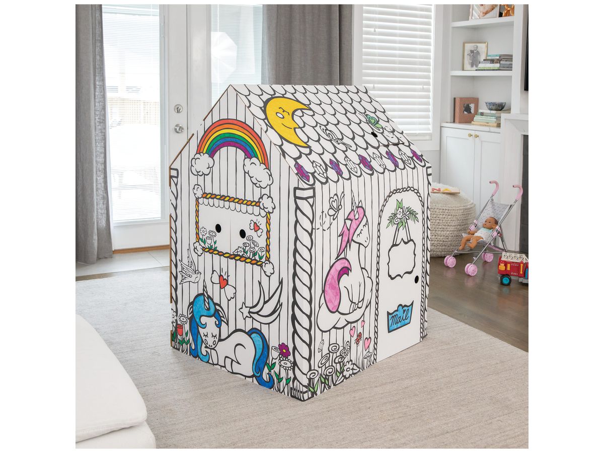 FELLOWES Spielhaus BANKERS BOX 1232401 Einhorn 121x97x81cm (0043859779536)