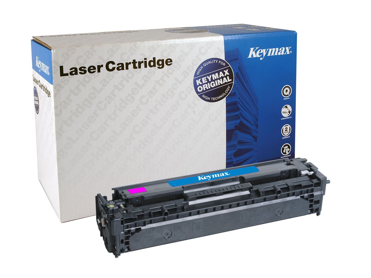 KEYMAX RMC-Toner-Modul magenta CB543AKEY zu HP CLJ CP1210 1400 Seiten (4016807083579)