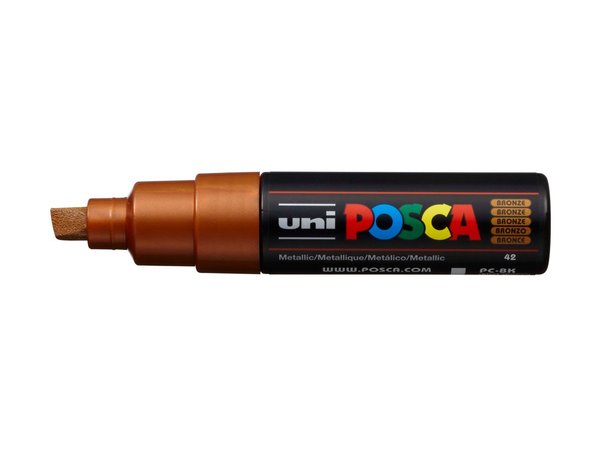 POSCA Marker 8mm PC-8K BRONZE MET, bronze (4902778113622)