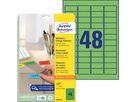 AVERY ZWECKFORM Étiquettes 45,7x21,2mm L6040-20 vert 960pcs./20fl. (4004182060407)