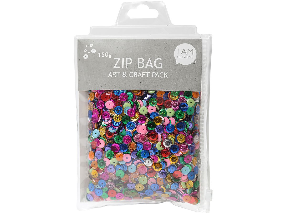 I AM CREATIVE Pailletten Set 150g 4010.07 assortiert (7611983166084)