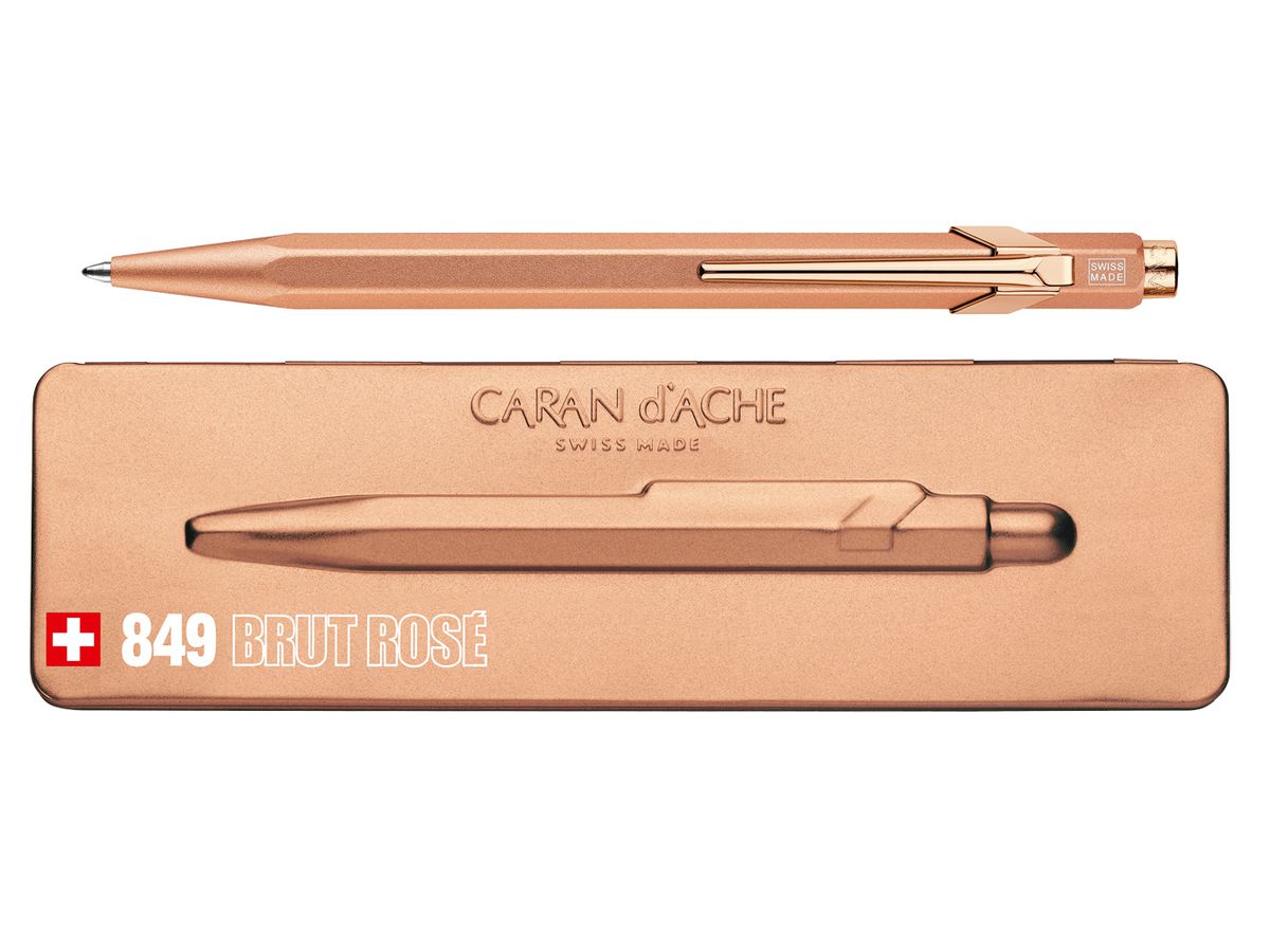 CARAN D'ACHE Kugelschreiber 849 mit Etui 849.997 brut rosé (7630002328869)