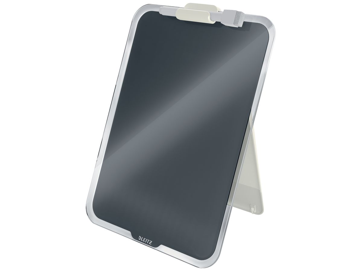 LEITZ Glass Noteboard Cosy 3947-00-89 gris 29,5x21,5x15,9cm (4002432124893)