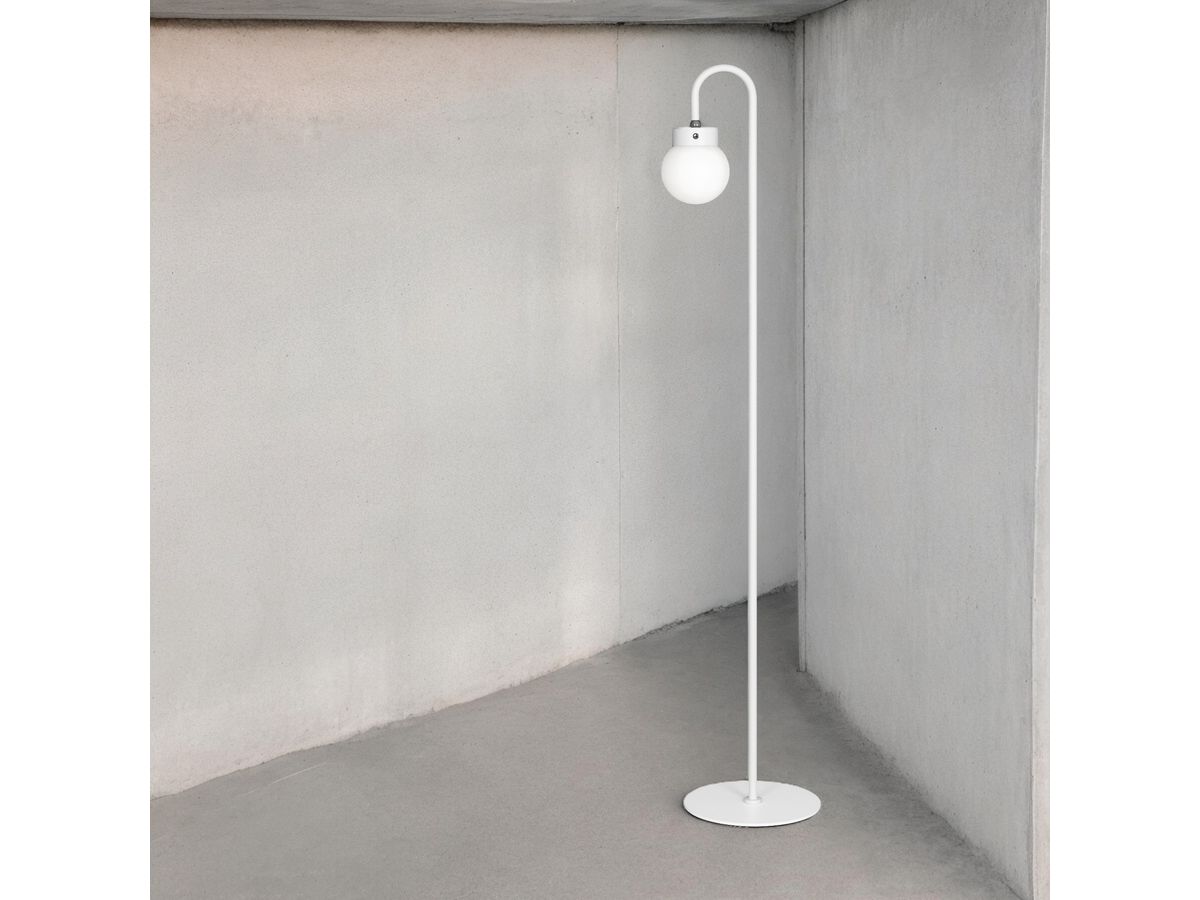 HANSA Lampada da terra Flare Bubble 41-5011.202 bianco (7612176093200)